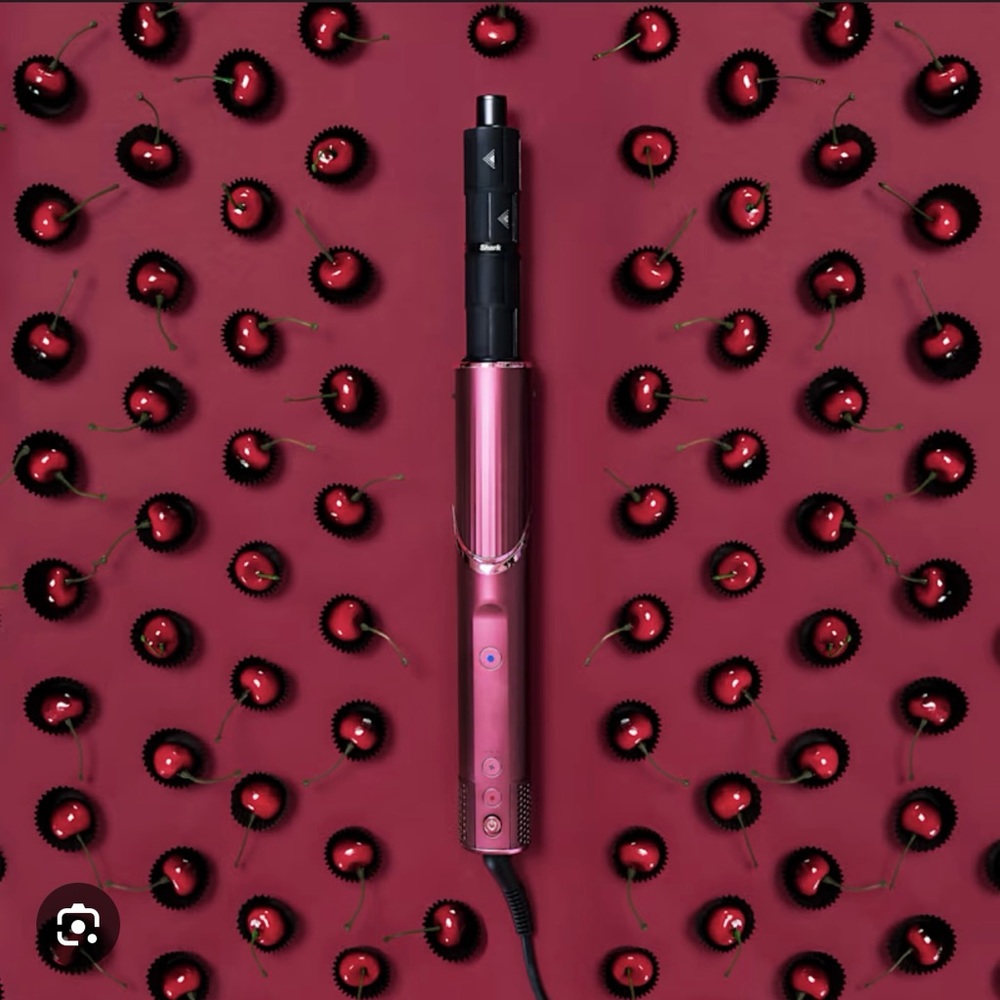 Sleek Black cherry Hair Styling Shark
